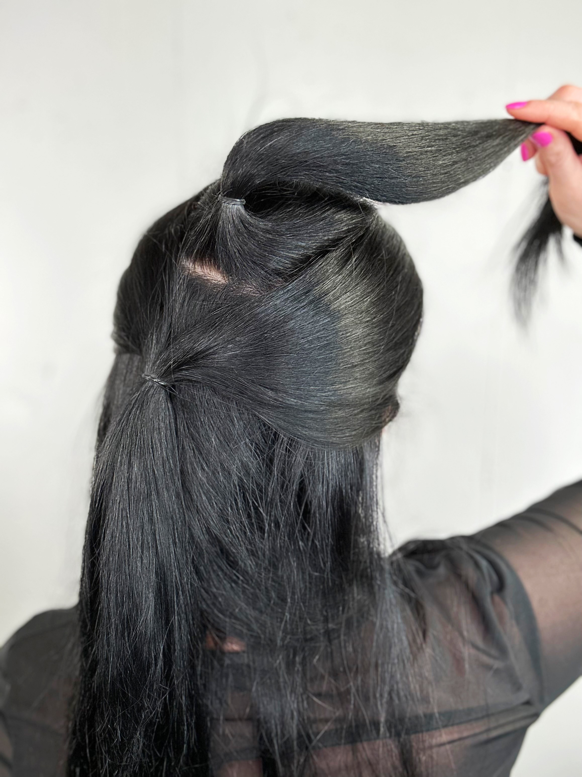 barbie hairstyle recreation — half up half down ☁️🎀🫧 #tinireneehair... |  TikTok