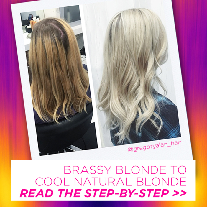 From Brassy to Cool Blonde – Get the Formula - Bangstyle - House of Hair  Inspiration