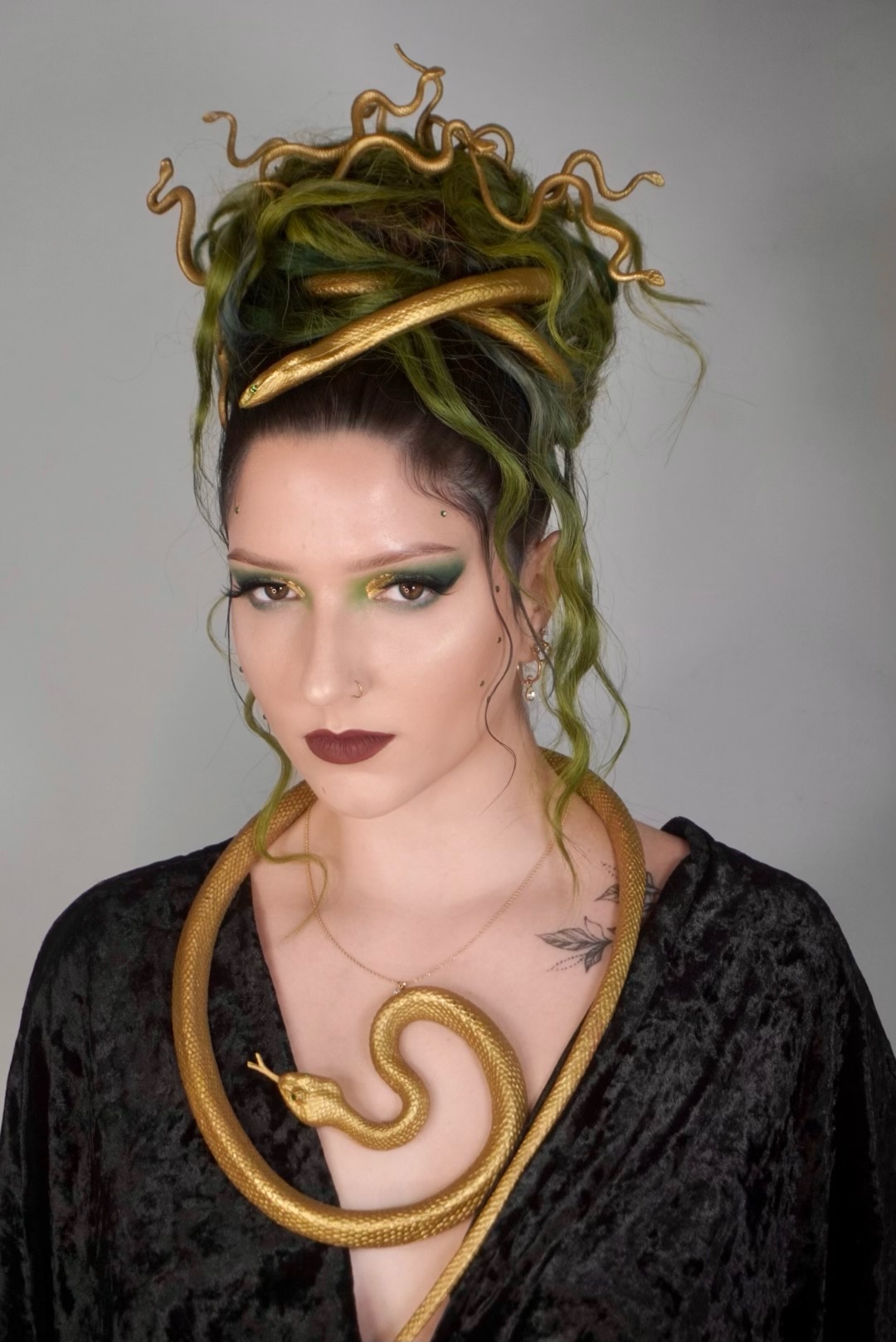 medusa hair snakes