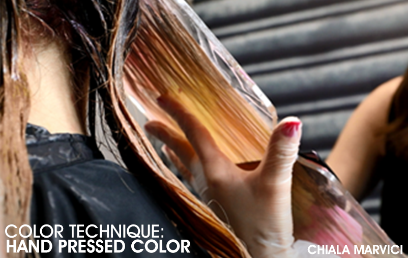 Color Technique: Hand Pressed Color - Chiala Marvici - Bangstyle - House of  Hair Inspiration