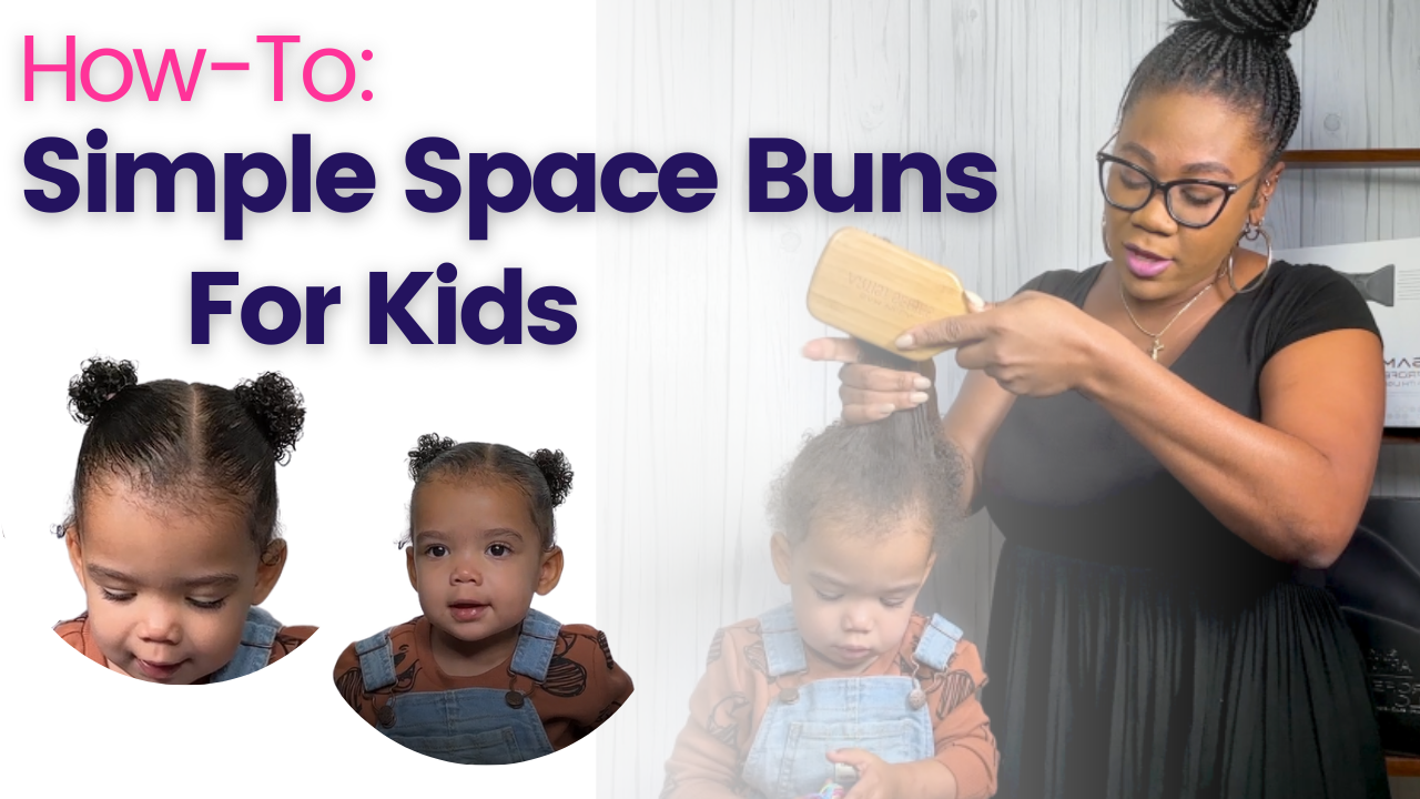 Space Bun Hairstyle Tutorial for Kids - Bangstyle - House of Hair  Inspiration