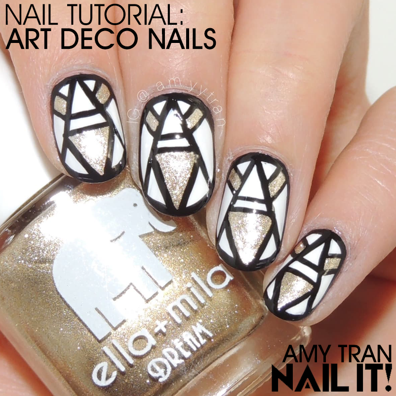 Nails - Mind + Beauty | Art deco nails, Fan nails, Trendy nails