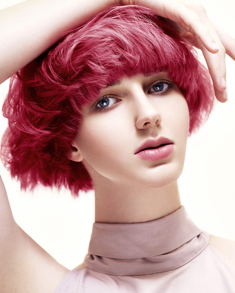 magenta pink hair