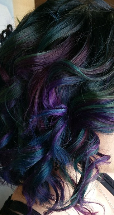 Trending: Oil Slick Hair Color - Bangstyle - House of Hair Inspiration