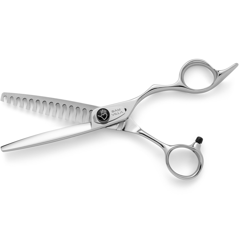 My hair stylist's super fancy scissors have a rotating 3 axis