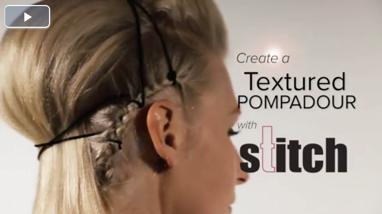Video Tutorial, How To Create a Pompadour with the STITCH