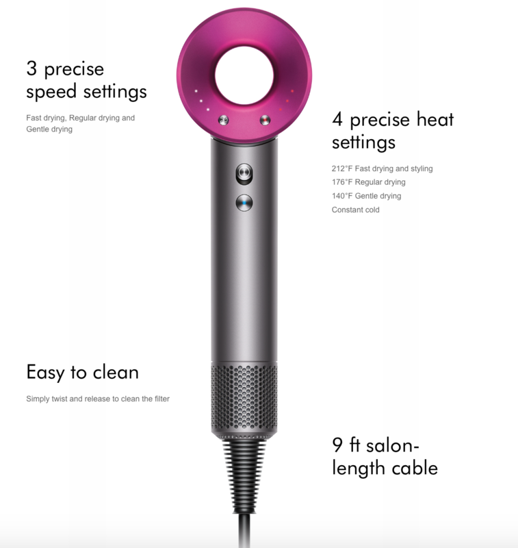 How much is the dyson hair dryer hotsell