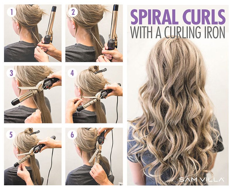 How To Curl Your Hair With A Curling Iron Easy at Nichole Brumback blog