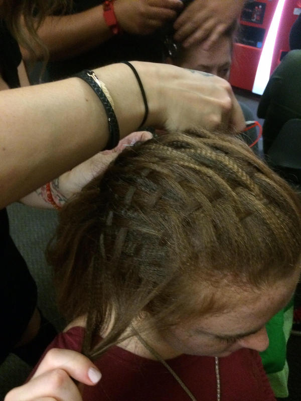 Using the STITCH to Basket Weave a Hairstyle