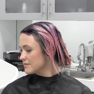 Rose Hair Color Trend How To, Olaplex, Pravana