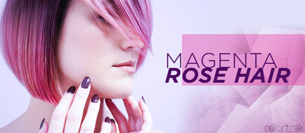 Magenta Rose Hair