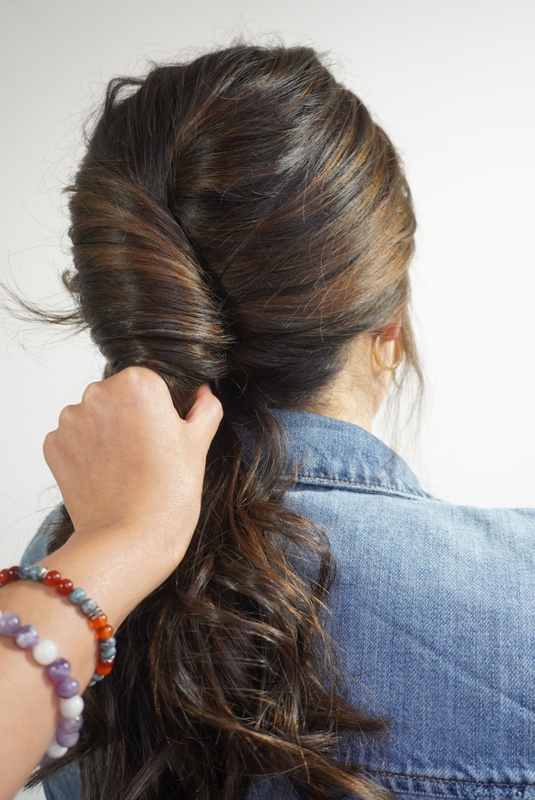 French Twist Low Pony Tutorial