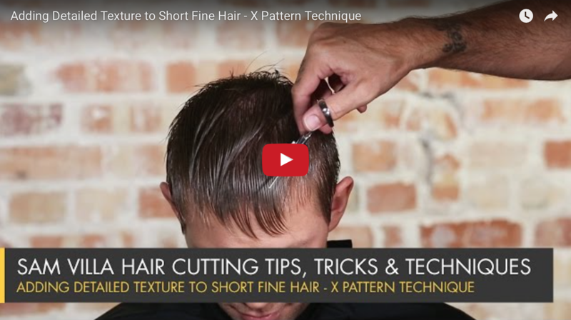 Hair styling video, step by step