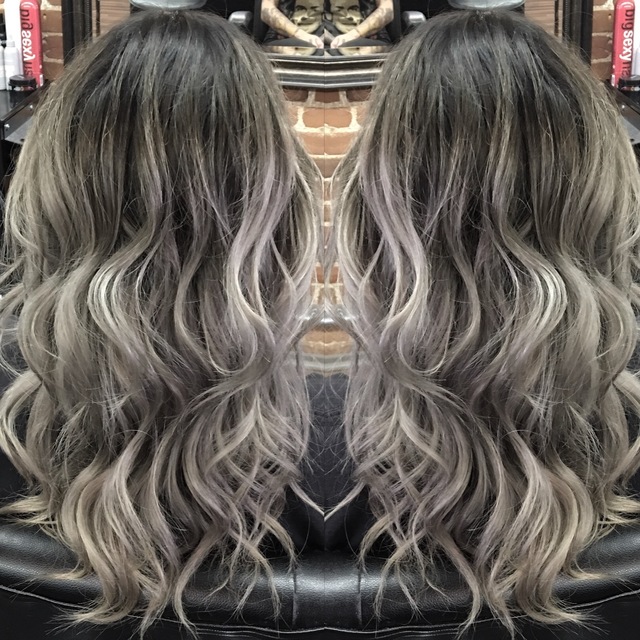 Gray ombre