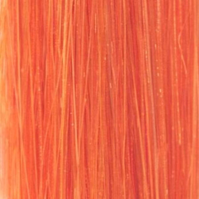 Orange hair extensions
