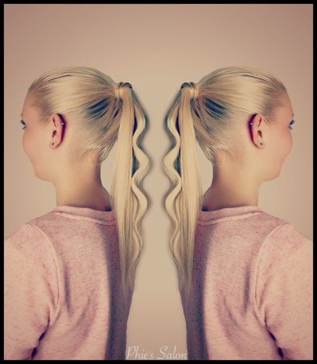 One wave ponytail 