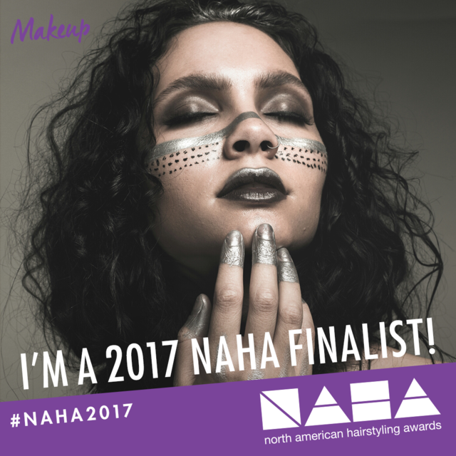 #NAHA2017 makeup artist finalist