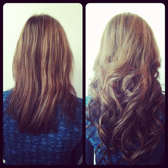 Microlink Hair Extensions(before/after) by jenniguccihair