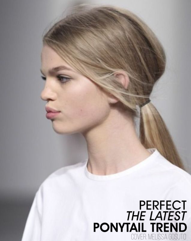 Perfect The Latest Ponytail Trend Bangstyle House of Hair Inspiration