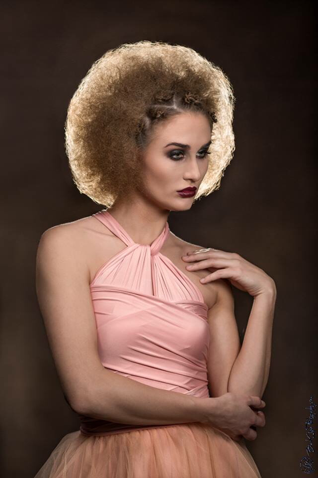 Hair and makeup by Danielle O'Connor. Photo by Bart Cepek. Model Sarah Morris.