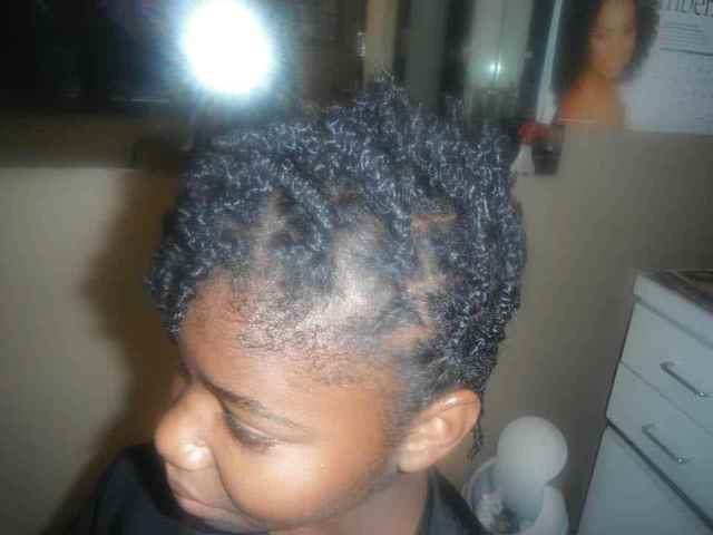 double strand twist styled