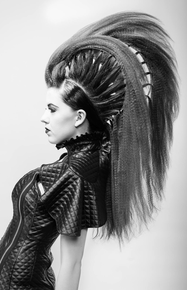 Avant garde Stylemasters 
Model:Stina Nilsson
Hair & photo:Linda Schuster 
Make up: Heléne Karlsson 
Fashion designer: June & Me
