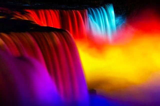 Niagara Falls Rainbow Lights
