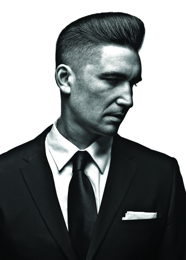 tight tapered pompadour