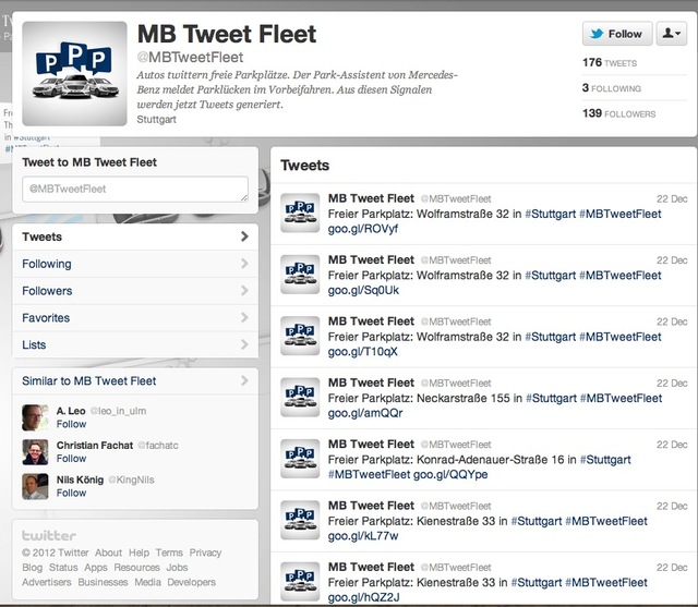 MB Tweet Fleets