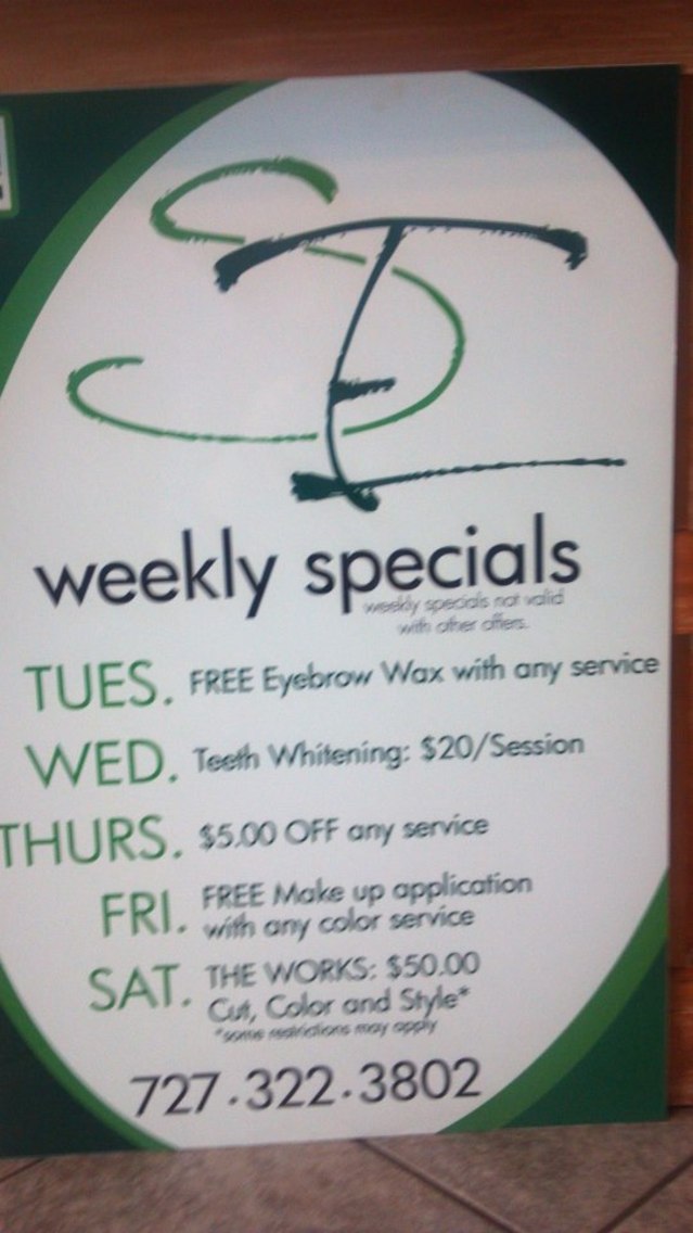 Weekly Specials!!!!!