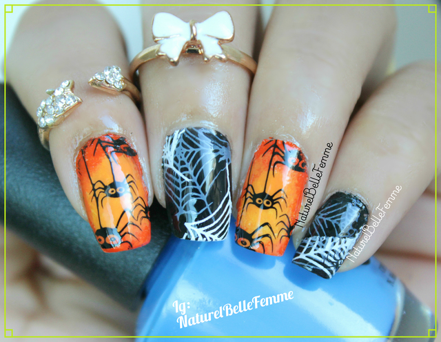 Halloween Spider Nails Nailstyle House Of Nail Inspiration