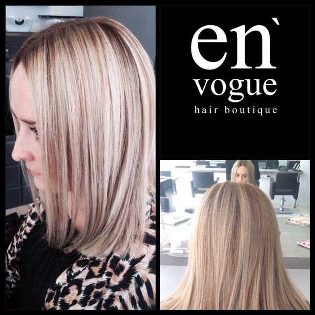 En'Vogue Hair Boutique Created soft OMBRÉ tones for my client.. Color Used in salon REVLON..
