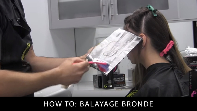 Balayage Bronde Hair Color Step by Step