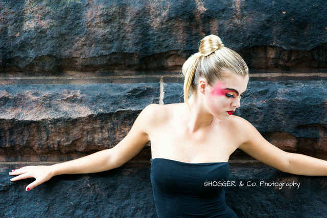 Hair and Makeup by Kashmir.  Photo by Hogger and co.   Model:Elizabeth benn