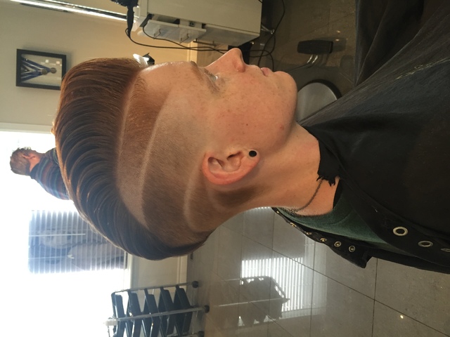 Pompador with a twist