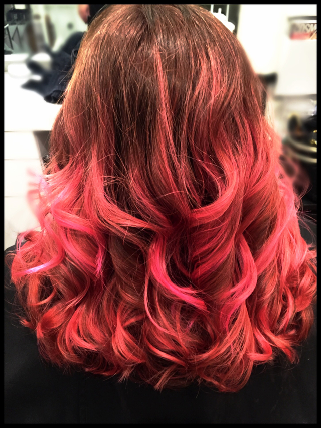 Pink ombré with Color Craving