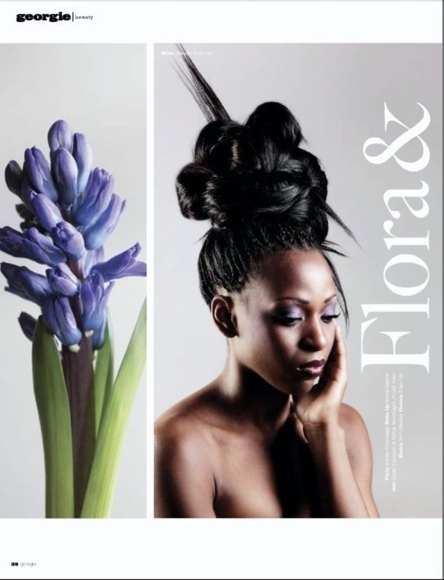 Flower inspired undo's for Georgie Magazine