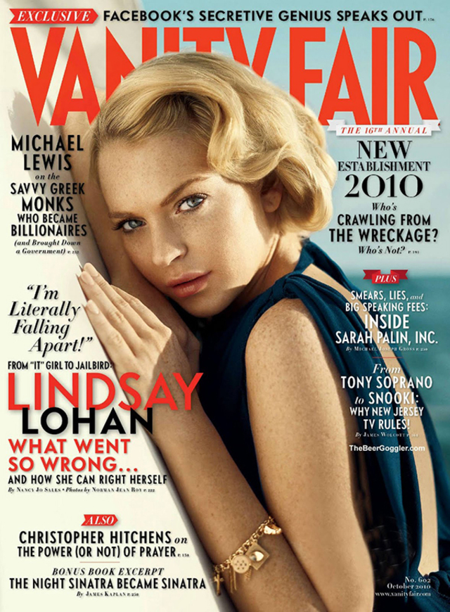 Lindsey Lohan | Vanity Fair 2010
