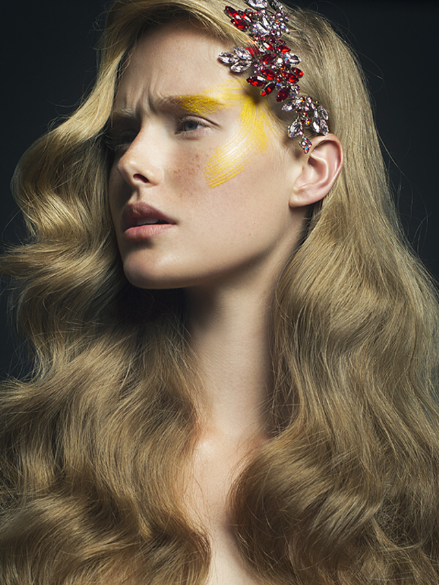 Marina / Elite for Borealis magazine shot by Richard Dubois, hair and makeup by me