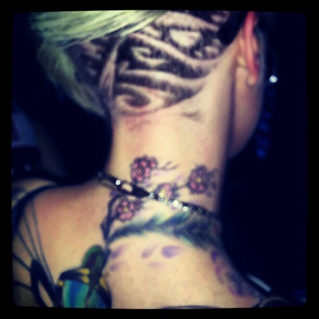 hair tattoo