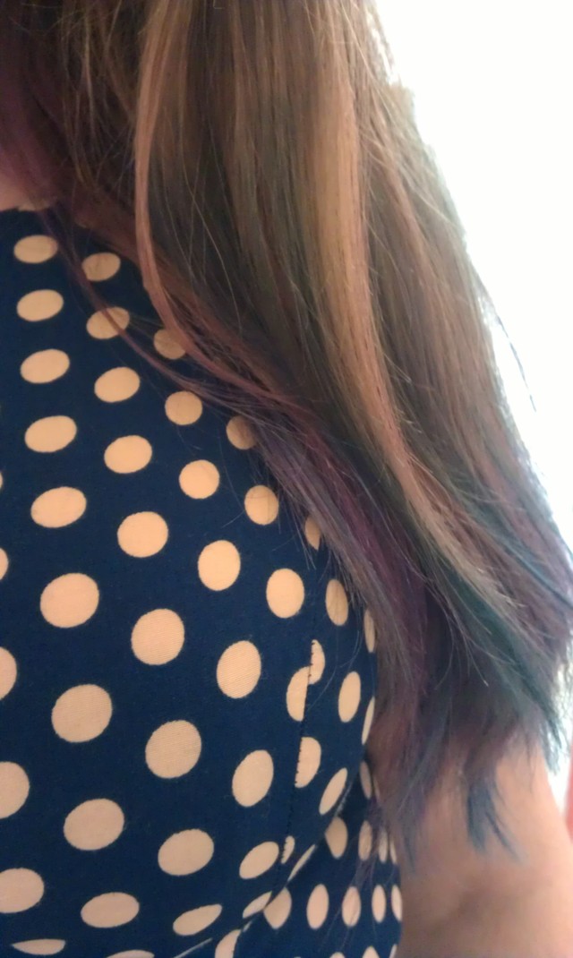 Multicoloured hair