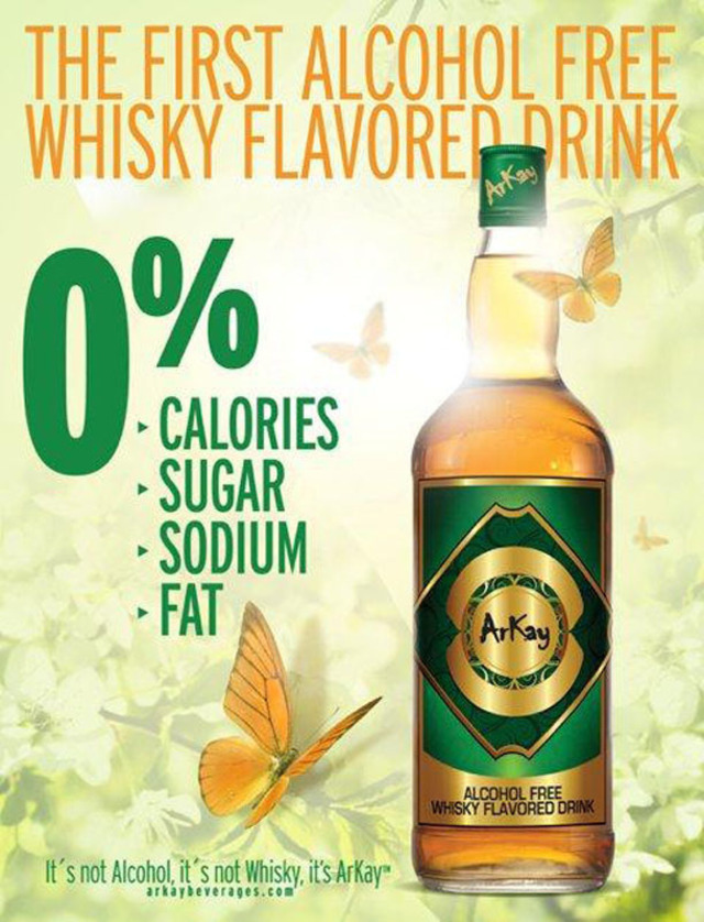 ARKAY ALCOHOL FREE WHISKY DRINK