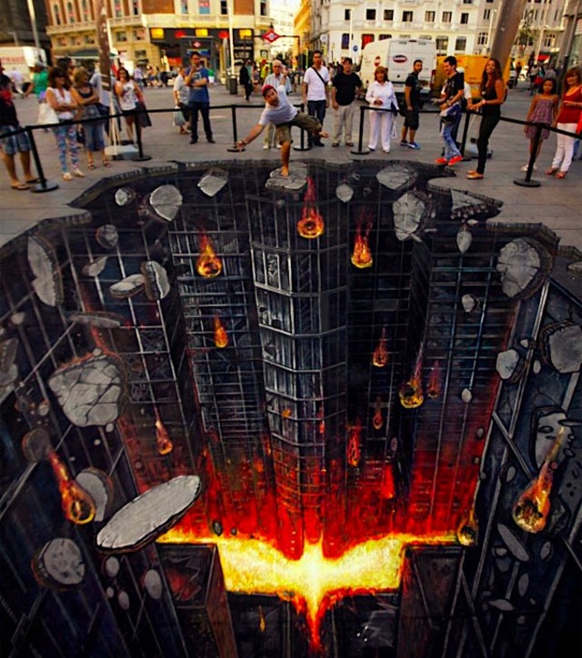 Dark Knight Rises Street Art