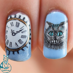 Re sized 80aaae5085b1acf99ca7 alice through the looking glass cheshire cat nail art nailzini b