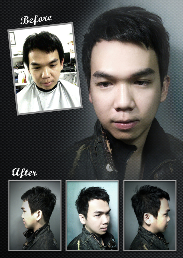 Before &amp; After Hair Cut