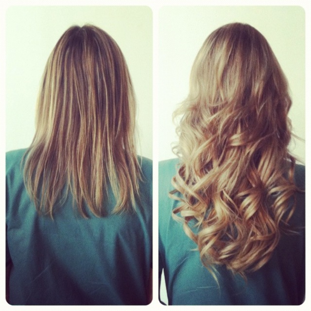 Microlink Hair Extensions(before/after) by jenniguccihair
