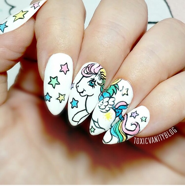 my little pony nails