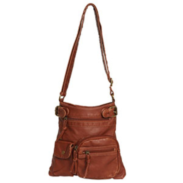 Wetseal Zip Pocket Crossbody Bag