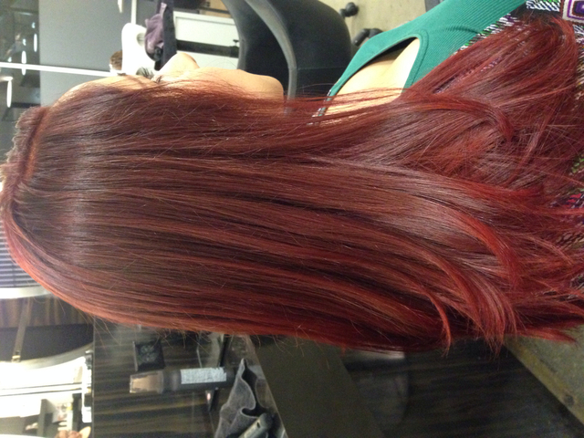 Red velvet hair