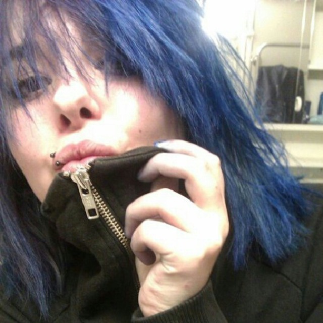 Blue hair